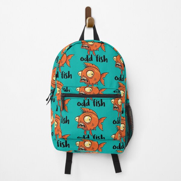 Item preview, Odd Fish Quirky Funny Orange Goldfish Cartoon designed and sold by fizzgig.