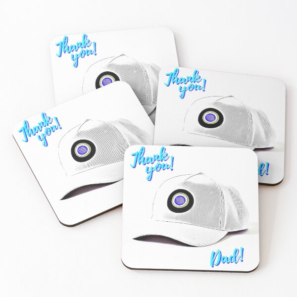 Item preview, Dad s sport hat with thanks you dad words in white and blue  designed and sold by wallartofmio.
