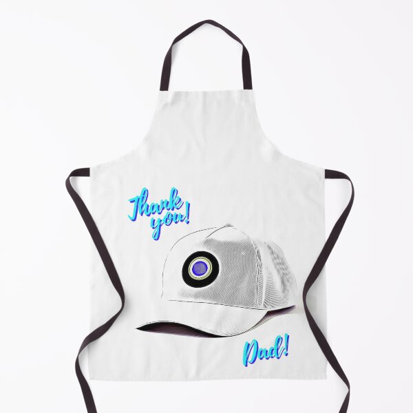 Item preview, Dad s sport hat with thanks you dad words in white and blue designed and sold by wallartofmio.