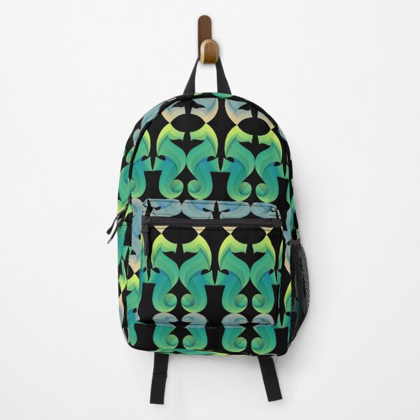 Item preview, Green Seahorse Pattern designed and sold by Yazzy Essence.