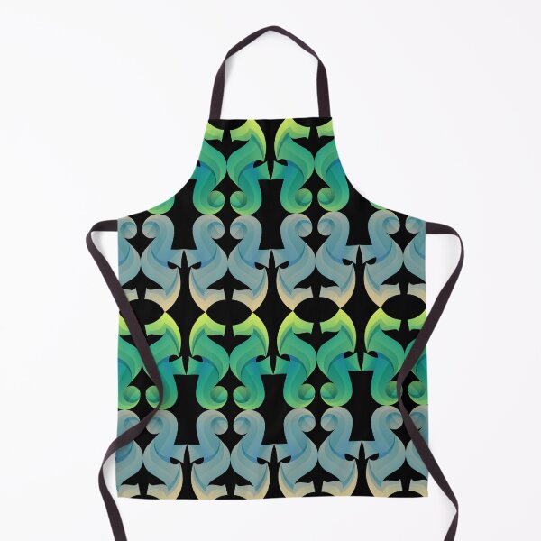 Item preview, Green Seahorse Pattern designed and sold by Yazzy Essence.