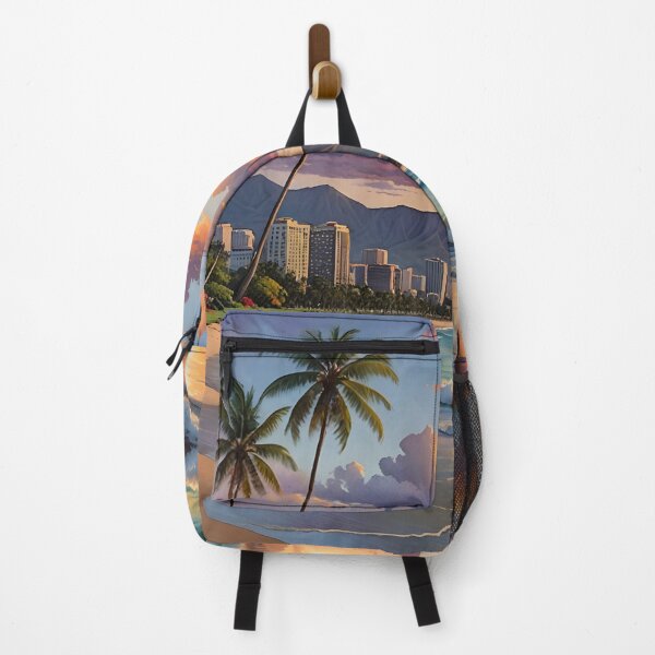 Item preview, Honolulu, Hawaii: Sunset Reflections over Waikiki designed and sold by LSVart.