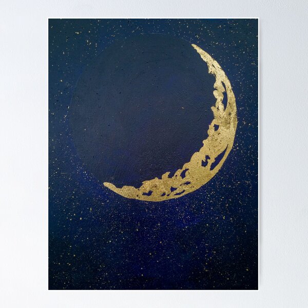 Item preview, Waxing Crescent Moon designed and sold by YourMoonphase.
