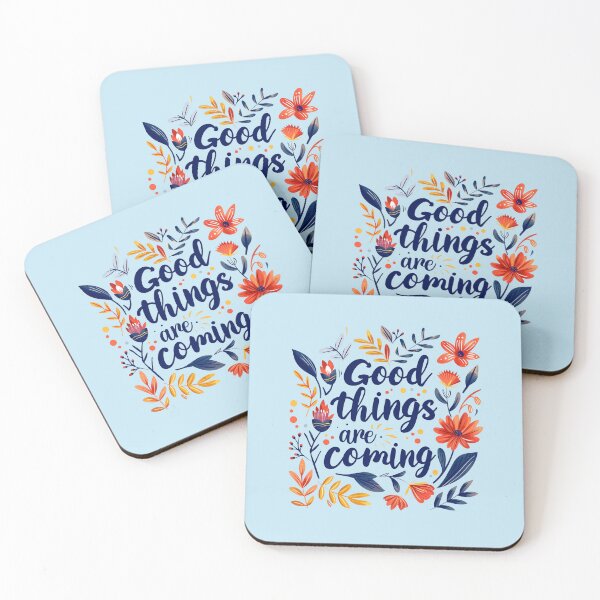 Item preview, Good Things Are Coming Floral designed and sold by MarigoldandLily.