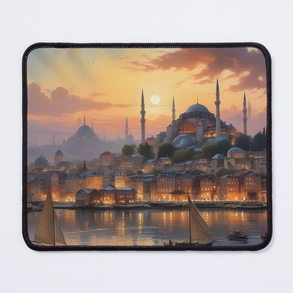 Item preview, Istanbul, Turkey: Sunset Skyline Splendor designed and sold by LSVart.