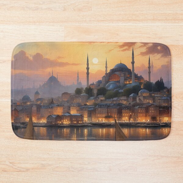 Item preview, Istanbul, Turkey: Sunset Skyline Splendor  designed and sold by LSVart.