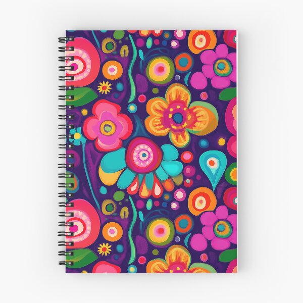 Item preview, Colorful Abstract Hearts and Flowers Pattern designed and sold by sheprint.