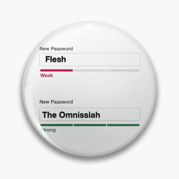 Item preview, Techpriest Password Strength designed and sold by GrimdarkStore.