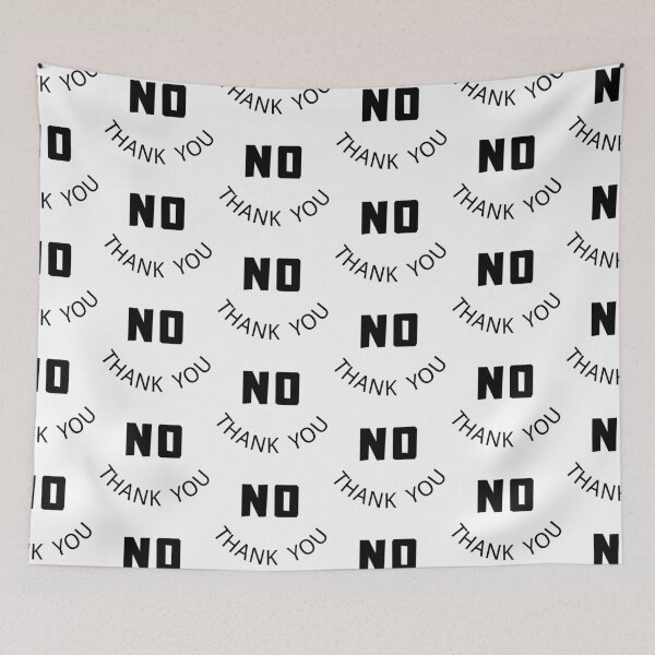 Item preview, No thank you designed and sold by Ykartwork.