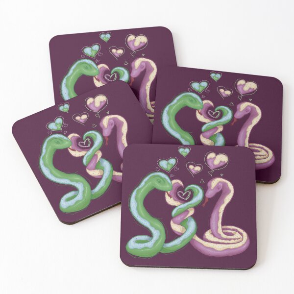 Item preview, Snakes in love (donut love) | V2  designed and sold by Basiinaa.