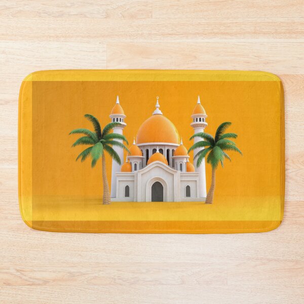 Item preview, Elegant Mosque with Golden Domes designed and sold by HattayaSra.