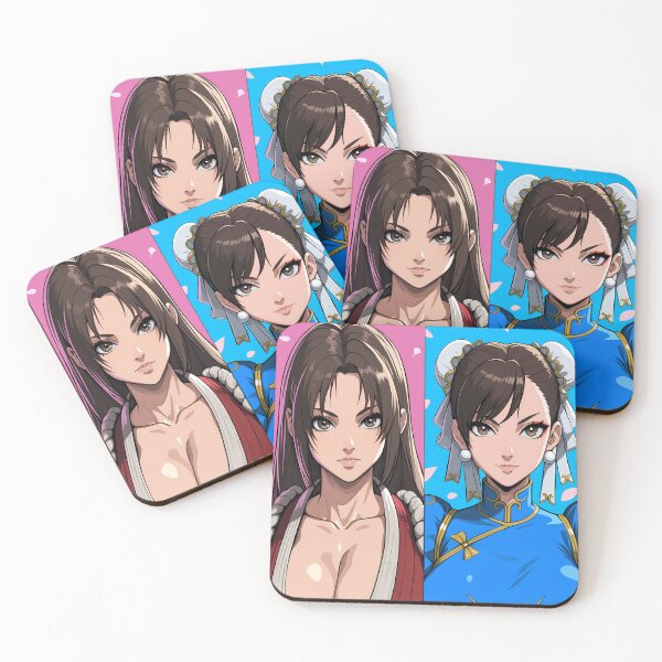 Item preview, Chun Li & Mai Shiranui - 1 designed and sold by Infinite-Aspire.