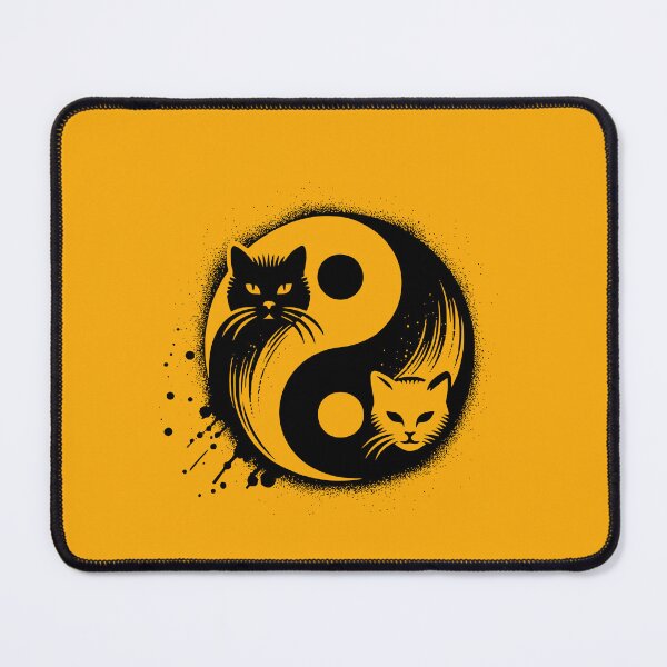 Item preview, Ying Yang Cat designed and sold by ULTRAMAX_DESIGN.