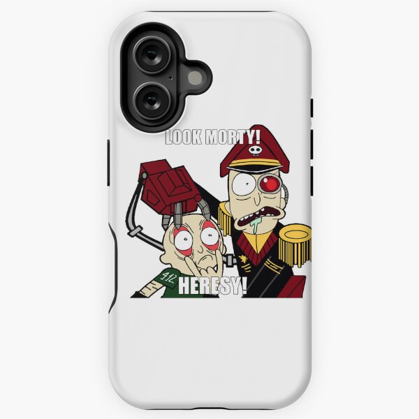 Vista previa del artículo con la obra «¡Mira, Morty! ¡Herejía!», diseñado y vendido por GrimdarkStore.