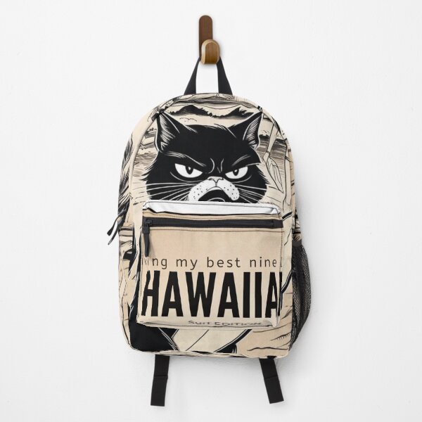 Item preview, Cool Surf Cat – Retro Hawaiian Beach Vibes designed and sold by MaFleiva.