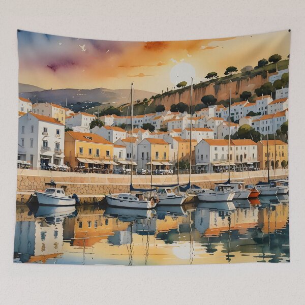 Item preview, Lagos Marina: Sunset Reflections in Portugal designed and sold by LSVart.