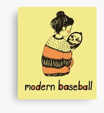 Modern Baseball Canvas Print