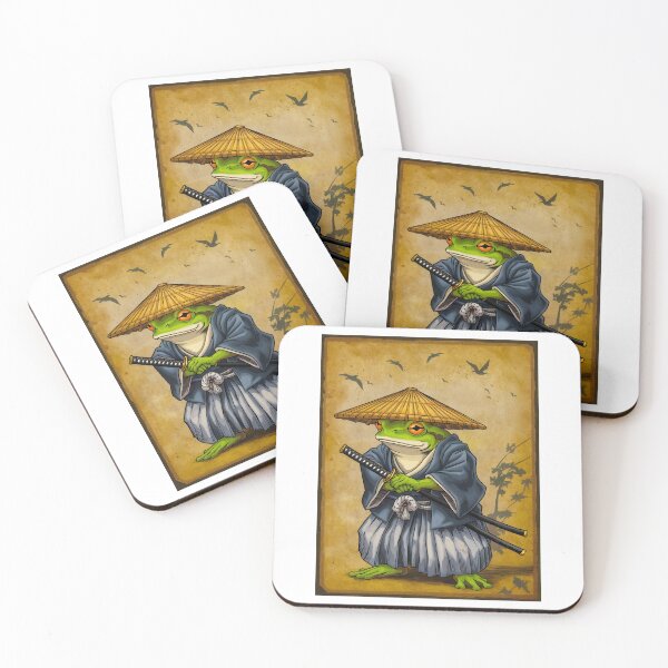 Item preview, Frog Samurai designed and sold by Angry Swan Designs.