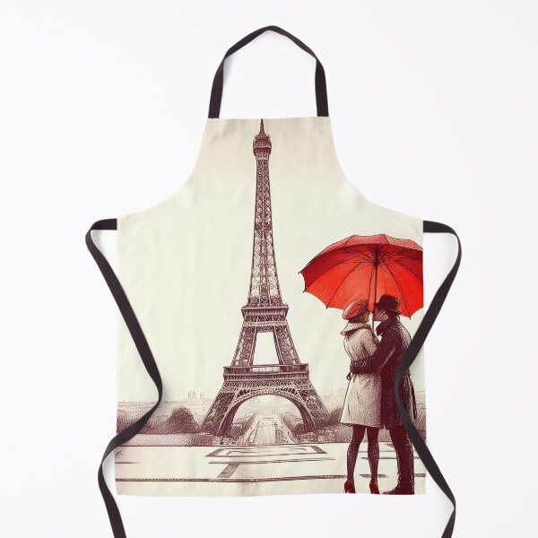 Item preview, Lovers' Embrace Under Parisian Umbrella designed and sold by inkNext.