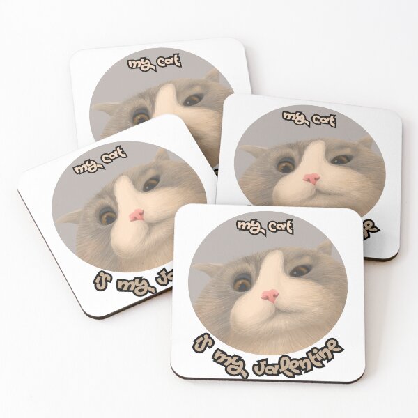 Item preview, my cat is my valentine designed and sold by ZIZZO 22.