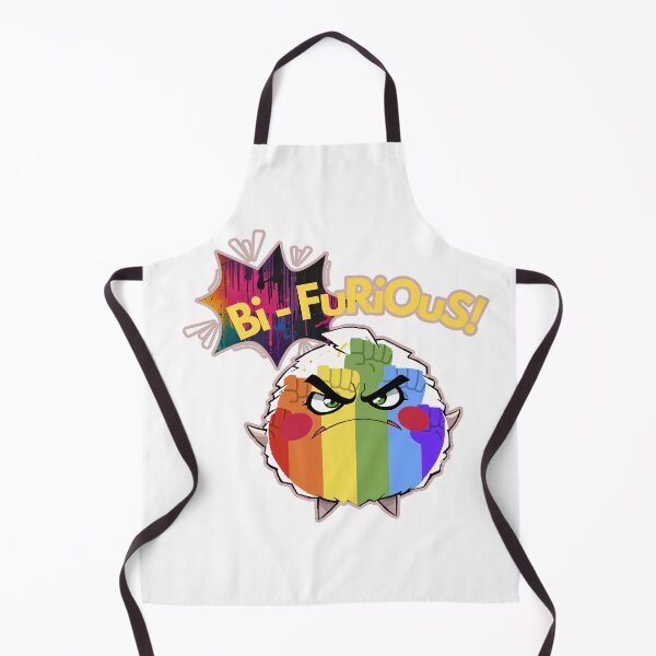 Item preview, Bi-Furious – Angry LGBTQ Cartoon Character designed and sold by PING 999 STUDIO.