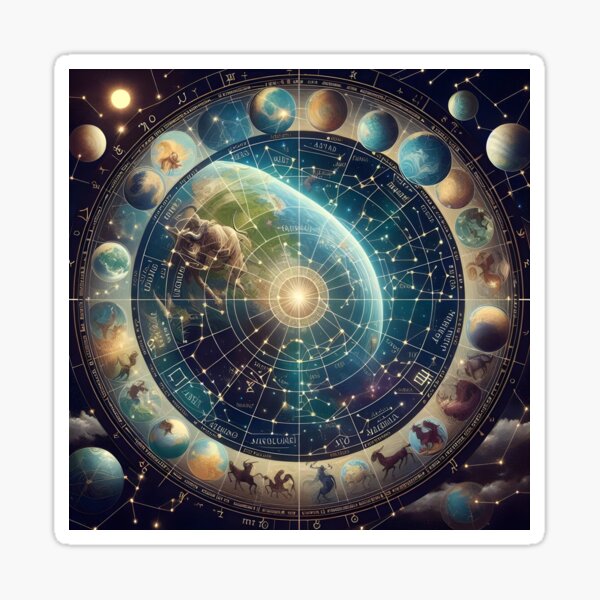 Artikel-Vorschau von Sternbilder des Tierkreises – Astrologische Sternenkarte, designt und verkauft von mephisto657.