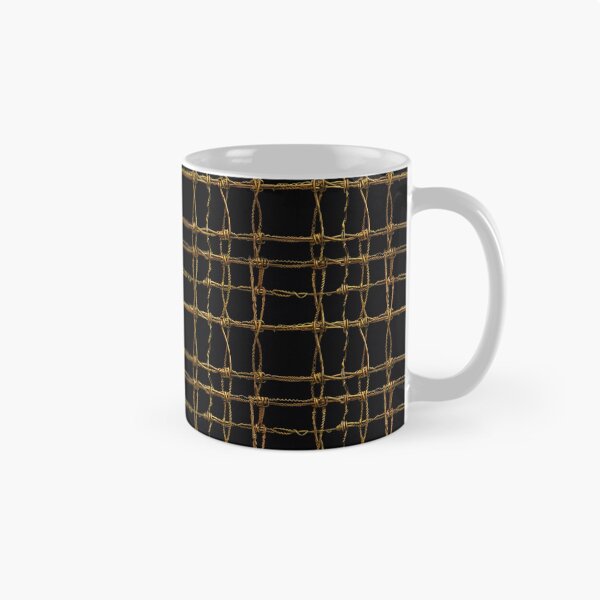 Item preview, Golden Barbed Wire Pattern designed and sold by Glam-OOTD.