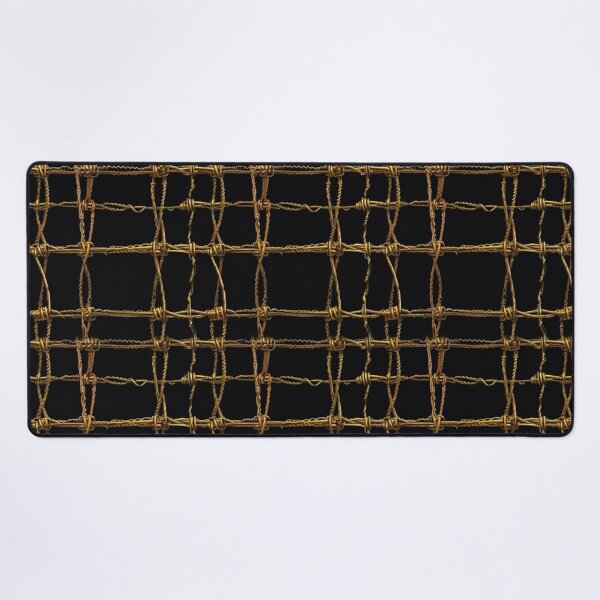 Item preview, Golden Barbed Wire Pattern designed and sold by Glam-OOTD.