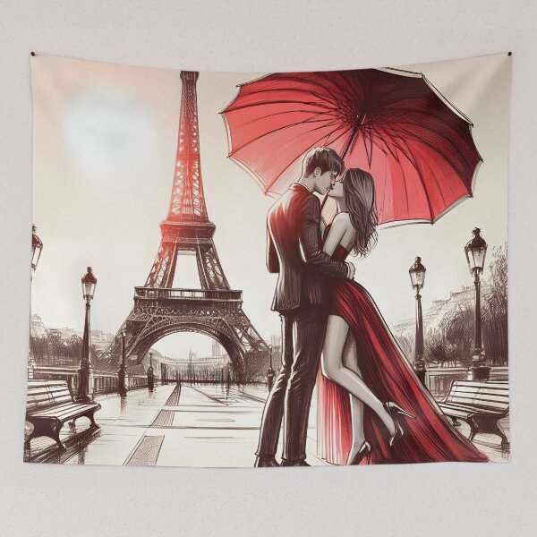 Item preview, Romantic Parisian Stroll designed and sold by inkNext.