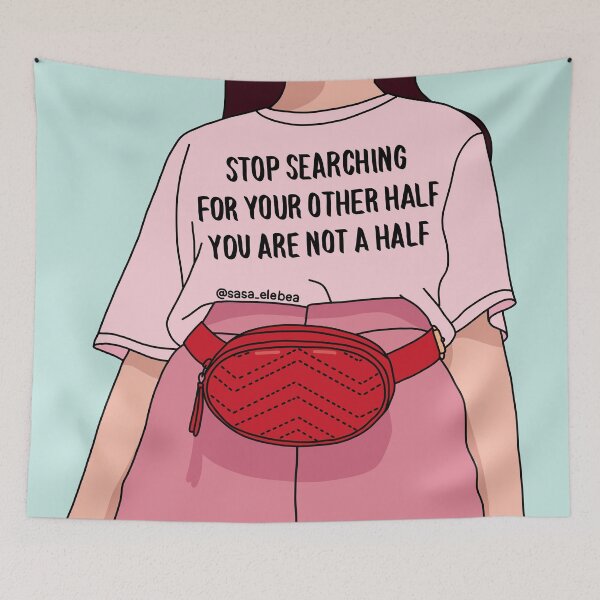 Item preview, You are not a half by Sasa Elebea designed and sold by Sabrina Brugmann.