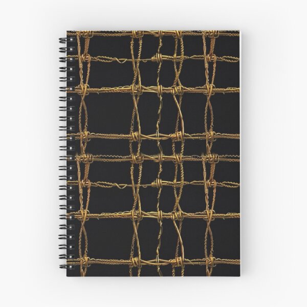 Item preview, Golden Barbed Wire Pattern designed and sold by Glam-OOTD.