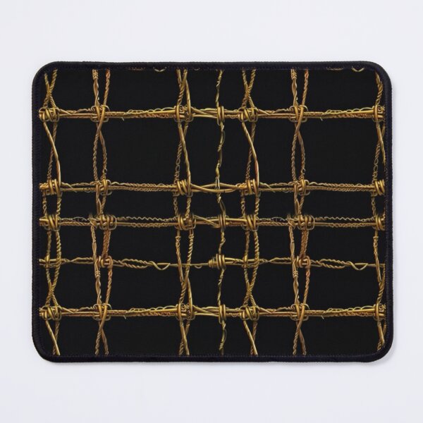 Item preview, Golden Barbed Wire Pattern designed and sold by Glam-OOTD.