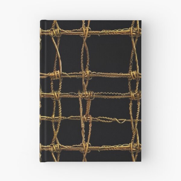 Item preview, Golden Barbed Wire Pattern designed and sold by Glam-OOTD.