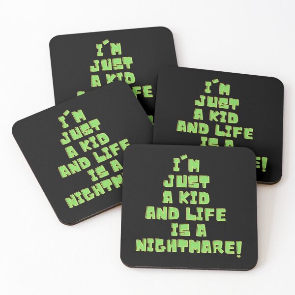 Item preview, I'm just a kid and Life Is a nightmare designed and sold by Stefrait-7.