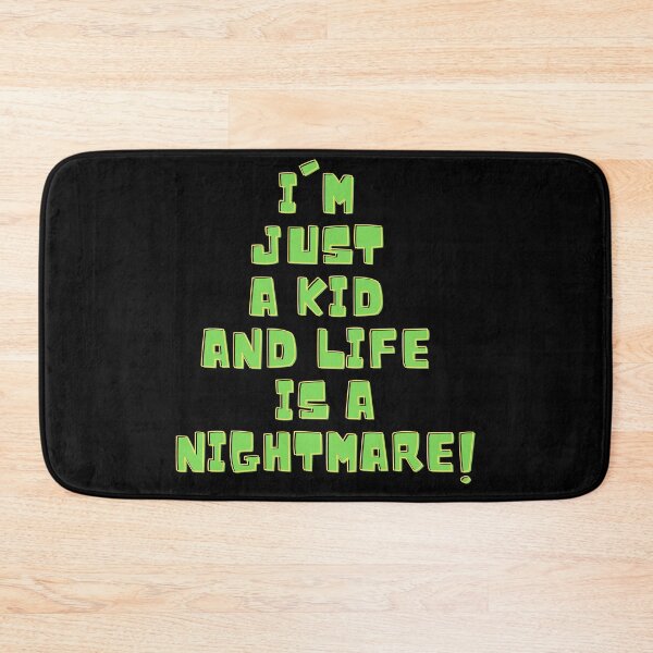 Item preview, I'm just a kid and Life Is a nightmare designed and sold by Stefrait-7.