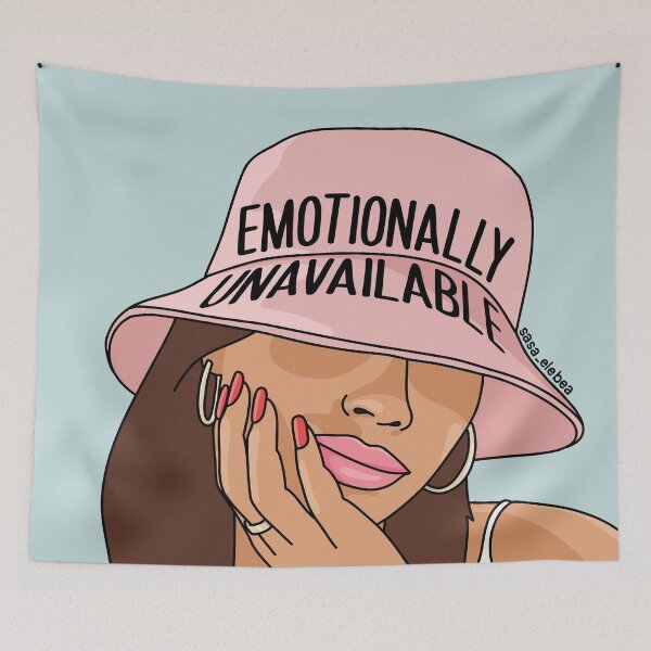 Item preview, Emotionally unavailable by Sasa Elenbea designed and sold by Sabrina Brugmann.