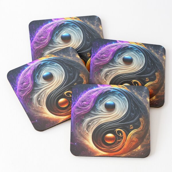 Item preview, Cosmic Yin Yang - Galaxy Vibes designed and sold by iamhewho.