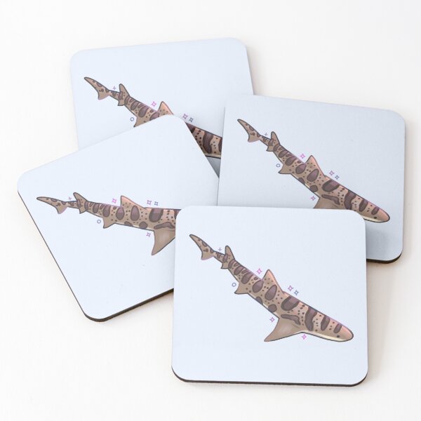 Item preview, leopard shark art designed and sold by Mayarartsy.