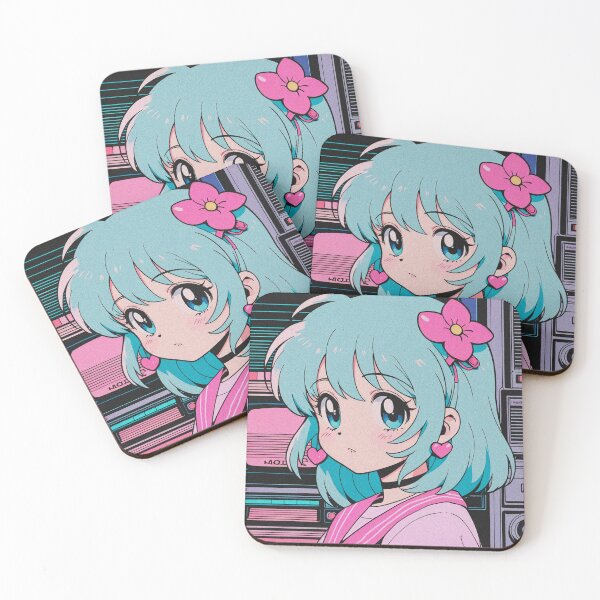 Item preview, Kawaii Chibi Glitch: Retro Anime Adorableness designed and sold by RetroRebootShop.
