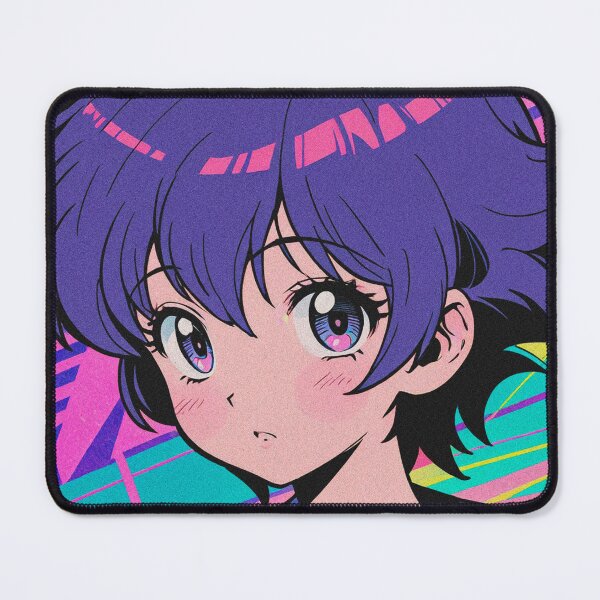 Item preview, Detailed VHS Vaporwave Style: Retro Anime Beauty designed and sold by RetroRebootShop.