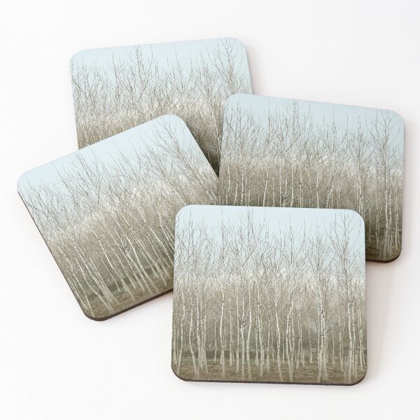 Item preview, Grove of Birch Trees Against a Pale Blue Sky  designed and sold by CountyKent.