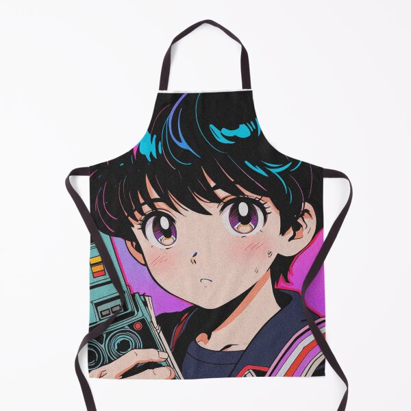 Item preview, Vaporwave Chibi Remix: Retro Anime Aesthetic 2.0 designed and sold by RetroRebootShop.
