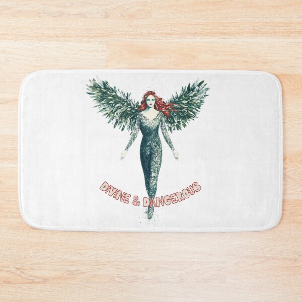 Item preview, Red hair Angel. Divine & Dangerous. Text Version. designed and sold by Shoot-The-Moon.