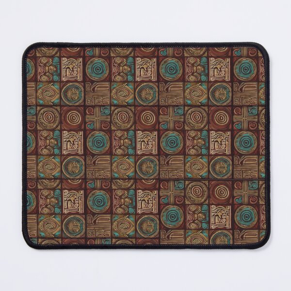 Item preview, Grid of Squares Featuring Papua New Guinea Traditional Designs designed and sold by DiiStyle.