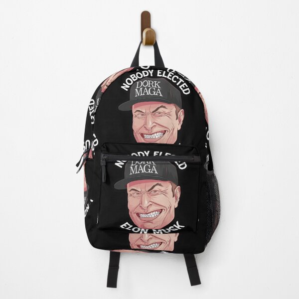 Item preview, Nobody Elected Elon Musk, Dork MAGA, sniveling big head antifascist designed and sold by SubtleSplit.