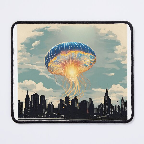 Item preview, atomic jellyfish designed and sold by JanuaryLady.
