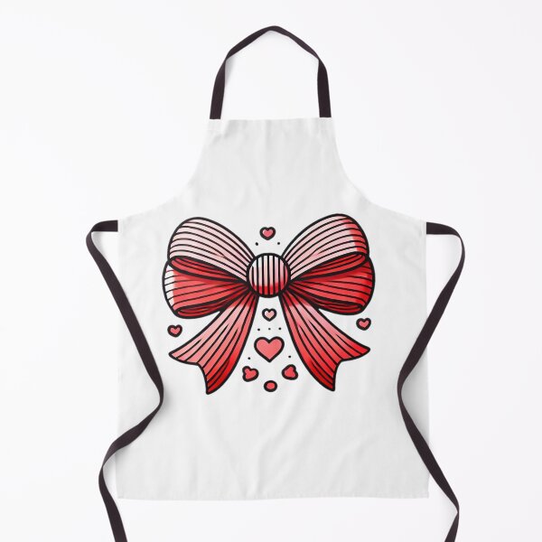 Item preview, Vibrant Red Bow with Pink Gradient, Black Stripes, and Floating Hearts designed and sold by KreaDesignOne.