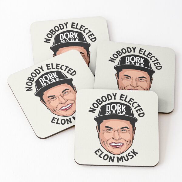 Item preview, Nobody Elected Elon Musk! Dork MAGA, Elon's a fascist face designed and sold by SubtleSplit.