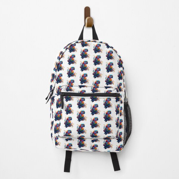 Item preview, Vibrant Neon Parrot – A Burst of Colors designed and sold by GloriousArtSKD.