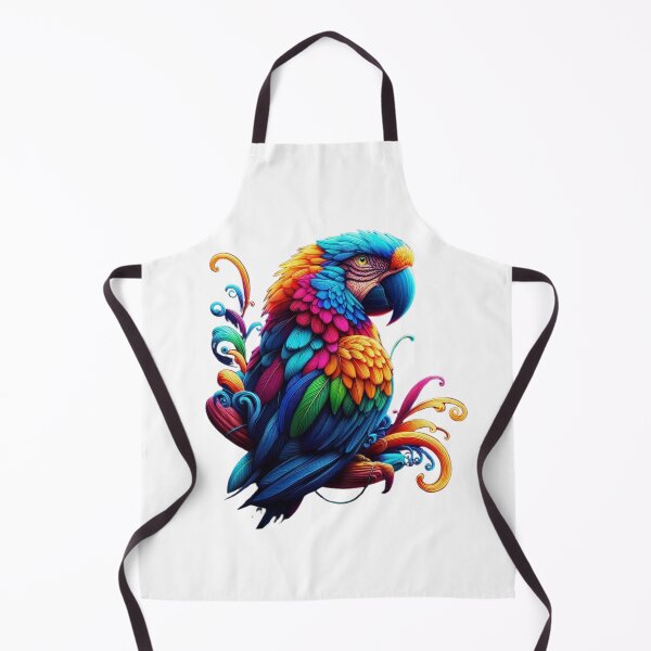 Item preview, Vibrant Neon Parrot – A Burst of Colors designed and sold by GloriousArtSKD.